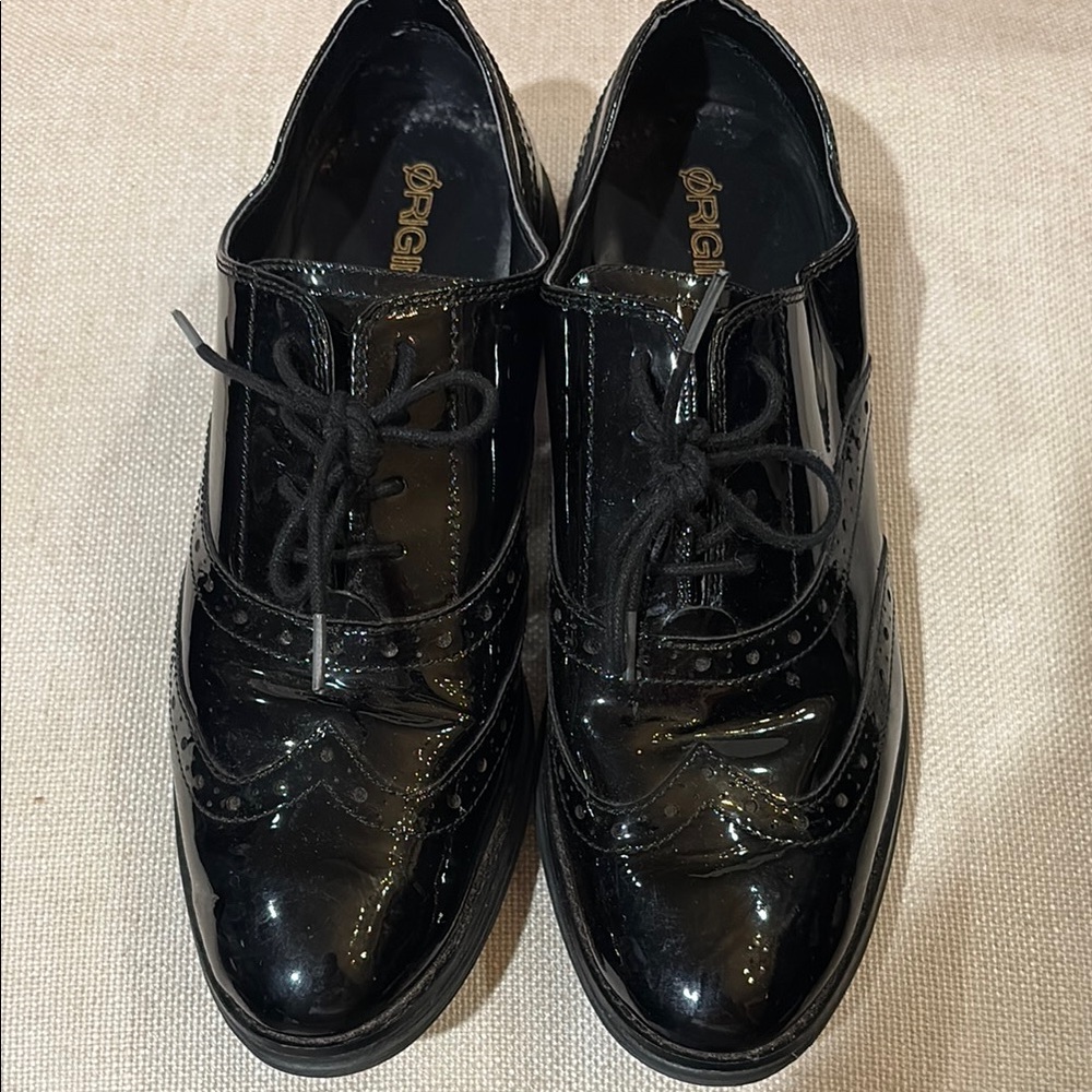 Colehan Original Grand OS Patent Leather Wing Tip